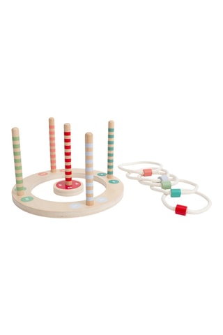 Jeu des anneaux en bois - Dès 4 ans