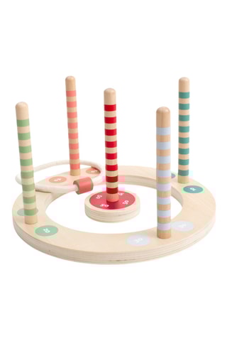 Jeu des anneaux en bois - Dès 4 ans