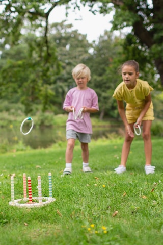 Jeu des anneaux en bois - Dès 4 ans