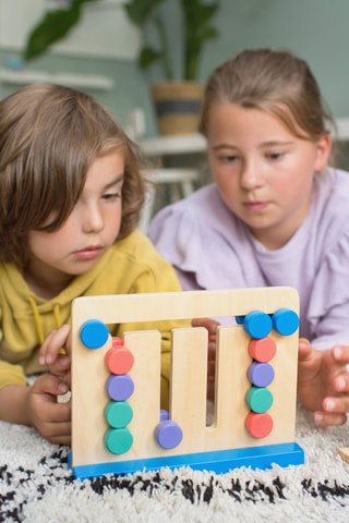 Jogo ludo-educativo em madeira - A partir dos 4 anos