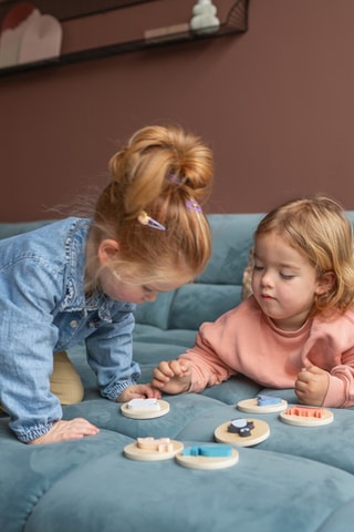 Puzzle des formes en bois - 6 pièces - Dès 18 mois