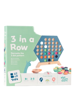 3 en ligne en bois - Dès 8 ans