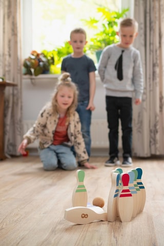Jeu de quilles en bois - Dès 3 ans