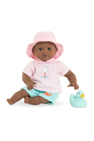 Muñeco Bebé Baño Alyzée y pato - Desde 18 meses - 30 cm