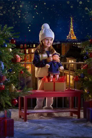 Muñeco Bébé Calin Margaux Corolle en Fêtes - Desde 18 meses - 30 cm