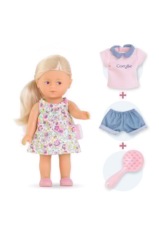Muñeca mini Corolline monde de Rosy - 20 cm - 3 piezas - Desde 3 años