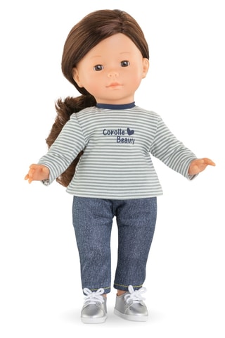 Camiseta de rayas de manga larga para muñeca Corolle - 36 cm - Desde 3 años