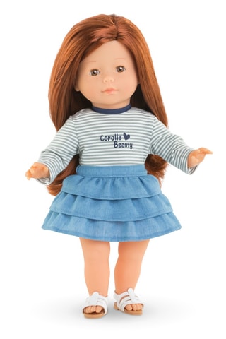 Camiseta de rayas de manga larga para muñeca Corolle - 36 cm - Desde 3 años