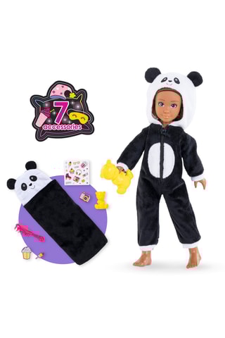 Estuche de muñeca Corolle Melody Pijama Party - 28 cm - 8 piezas - Desde 4 años