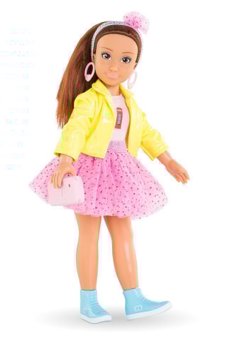 Estuche de muñeca Corolle Zoé Fashion Week Londres - 28 cm - 5 piezas - Desde 4 años
