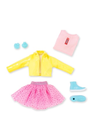 Estuche de muñeca Corolle Zoé Fashion Week Londres - 28 cm - 5 piezas - Desde 4 años