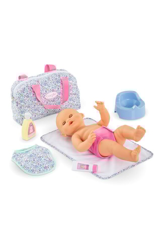Estuche de accesorios de cambiador para muñeco Corolle - 36/42 cm - 7 accesorios - Desde 2 años