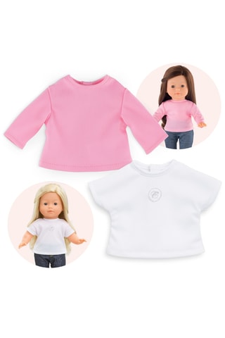 2 camisetas para muñeca Corolle - 36 cm - Desde 3 años