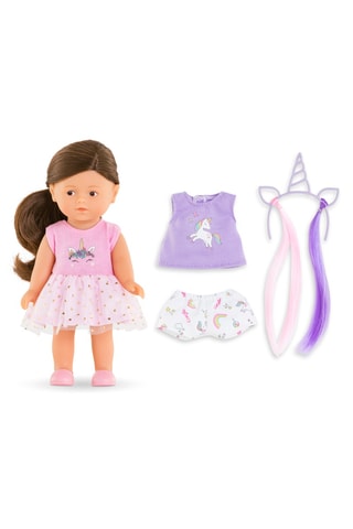 Muñeca mini corolline Romy - 20 cm - 4 piezas - Desde 3 años