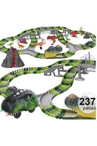 Circuito elettrico modulabile Univers Jurassic - 237 pezzi