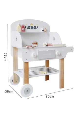 Barbecue in legno - In legno - Con accessori