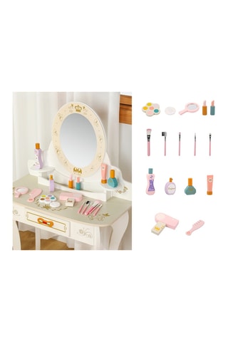 Parrucchiera TechKidz - In legno - Con sgabello e accessori