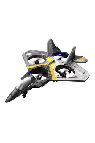 Aereo telecomandato con rotazione 360° - Modello Rafale - Nero - TechKids