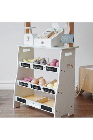 Banco del mercato TechKidz - In legno - Con carrello