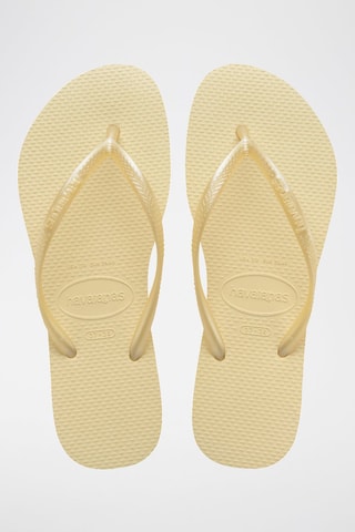 Chanclas Slim - Amarillo claro