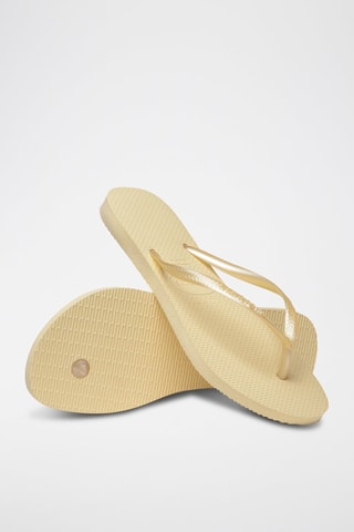 Chanclas Slim - Amarillo claro