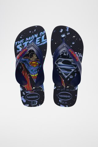 Chanclas Superman La Liga de la Justicia DC Comics Kids Max Herois - Negro