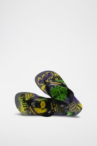 Chanclas Batman La Liga de la Justicia DC Comics Kids Max Herois - Gris y amarillo