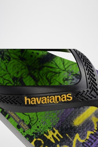 Chanclas Batman La Liga de la Justicia DC Comics Kids Max Herois - Gris y amarillo