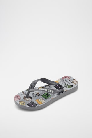 Chanclas Minecraft Kids - Gris
