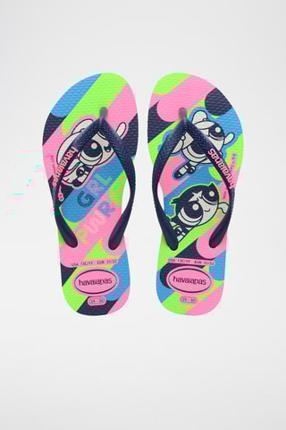 Chanclas Las Supernenas Kids - Azul oscuro