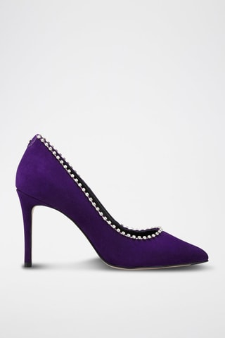Zapatos de piel de tacón Amaze - Violeta