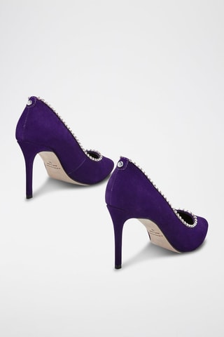 Zapatos de piel de tacón Amaze - Violeta