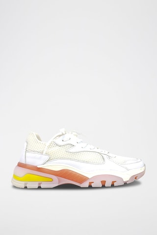 Zapatillas de piel bovina Darrina - Blanco