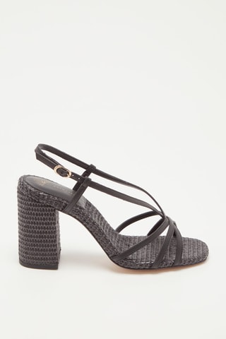 Sandalias de tacón Zafia - Negro
