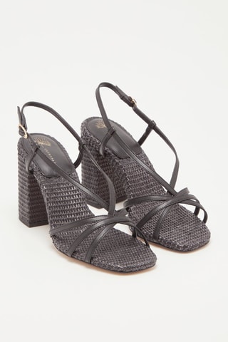 Sandalias de tacón Zafia - Negro