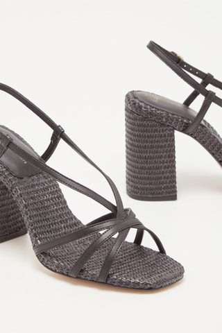 Sandalias de tacón Zafia - Negro