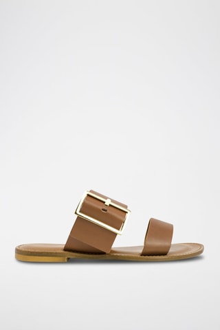 Sandalias de piel Tuana - Coñac