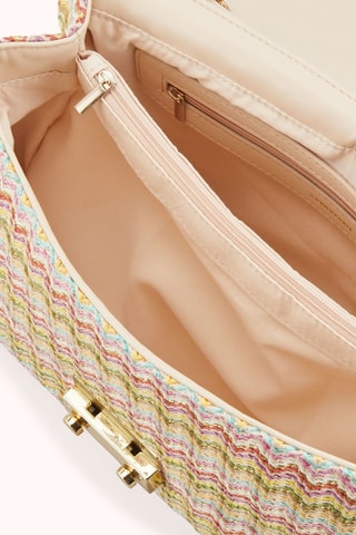 Bolso - Beige y rosa