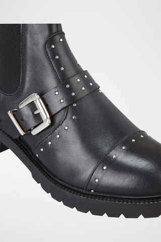 Botines Chelsea de piel Verra - Negro