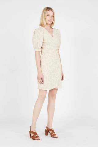 Sandalias de nobuk de tacón Vuko - Marrón