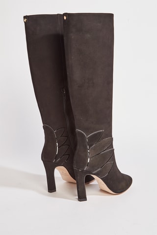 Botas em nobuck Zanea - Preto