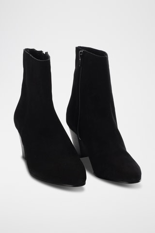 Botines de piel caprina Fanno - Negro