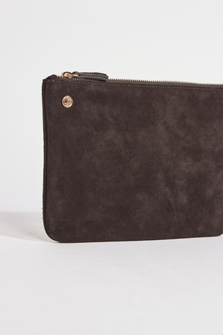 Bolso de mano de nobuk Memuno - Negro