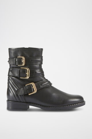 Botines de piel Futille - Negro