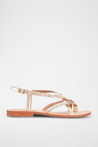 Sandalias de piel Imala - Dorado