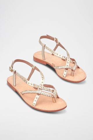 Sandalias de piel Imala - Dorado