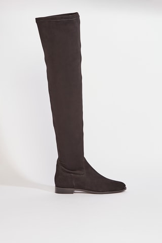 Mosqueteras de piel Kahlua - Negro