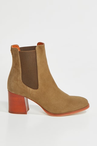 Botines Chelsea de nobuk Lanae - Caqui