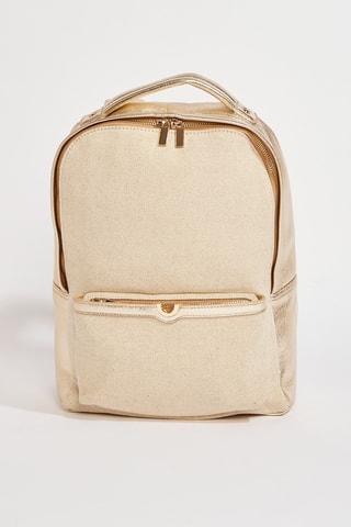 Mochila de piel Ado - Dorado