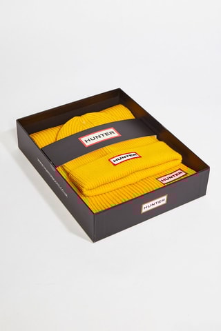 Gorro y bufanda - Amarillo